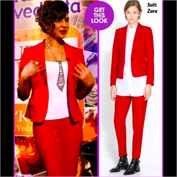 Zara Ankle Crop Capri Pleated Dress Pants - Picture 4 of 6